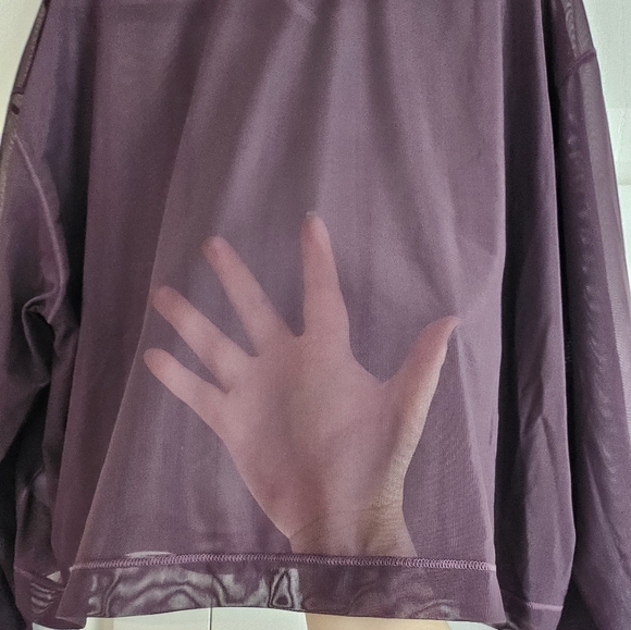 Athleta Mesh Cropped Long Sleeve - Picture 4 of 4